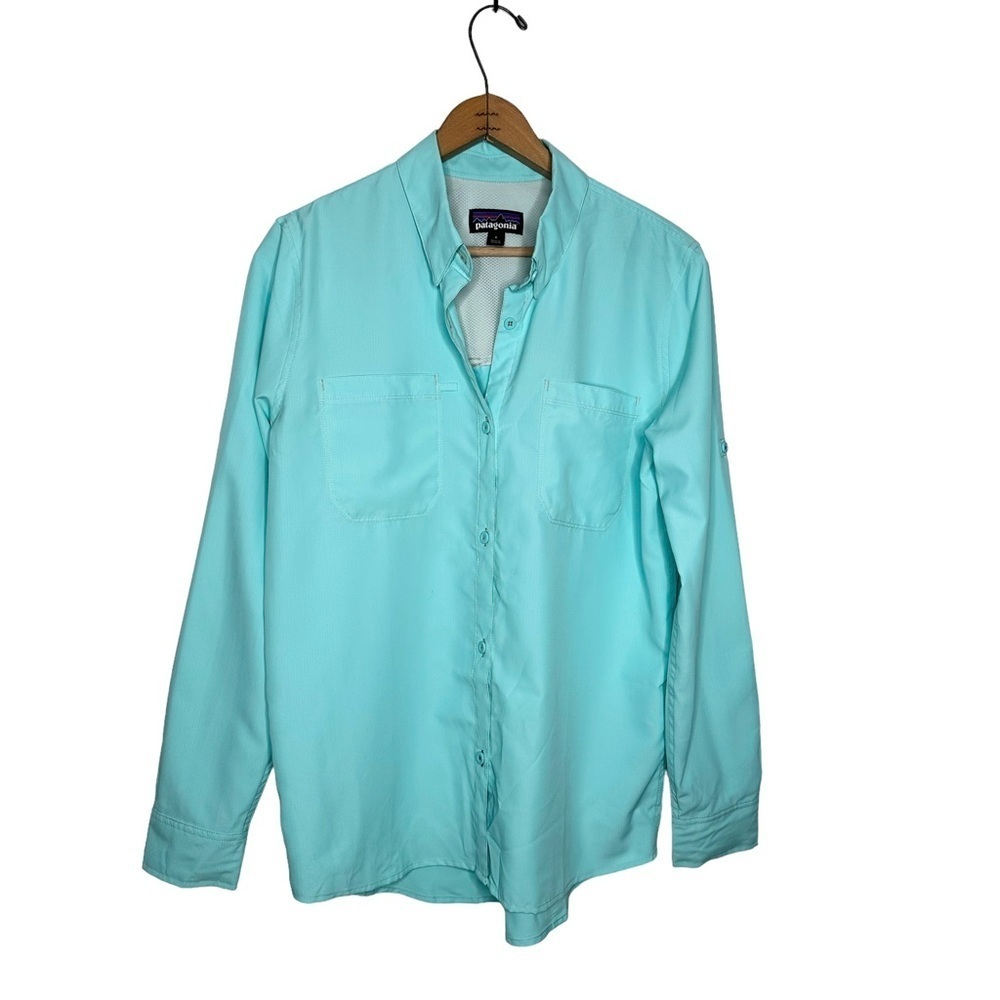 Patagonia | Blue Long Sleeve Sol Patrol Shirt